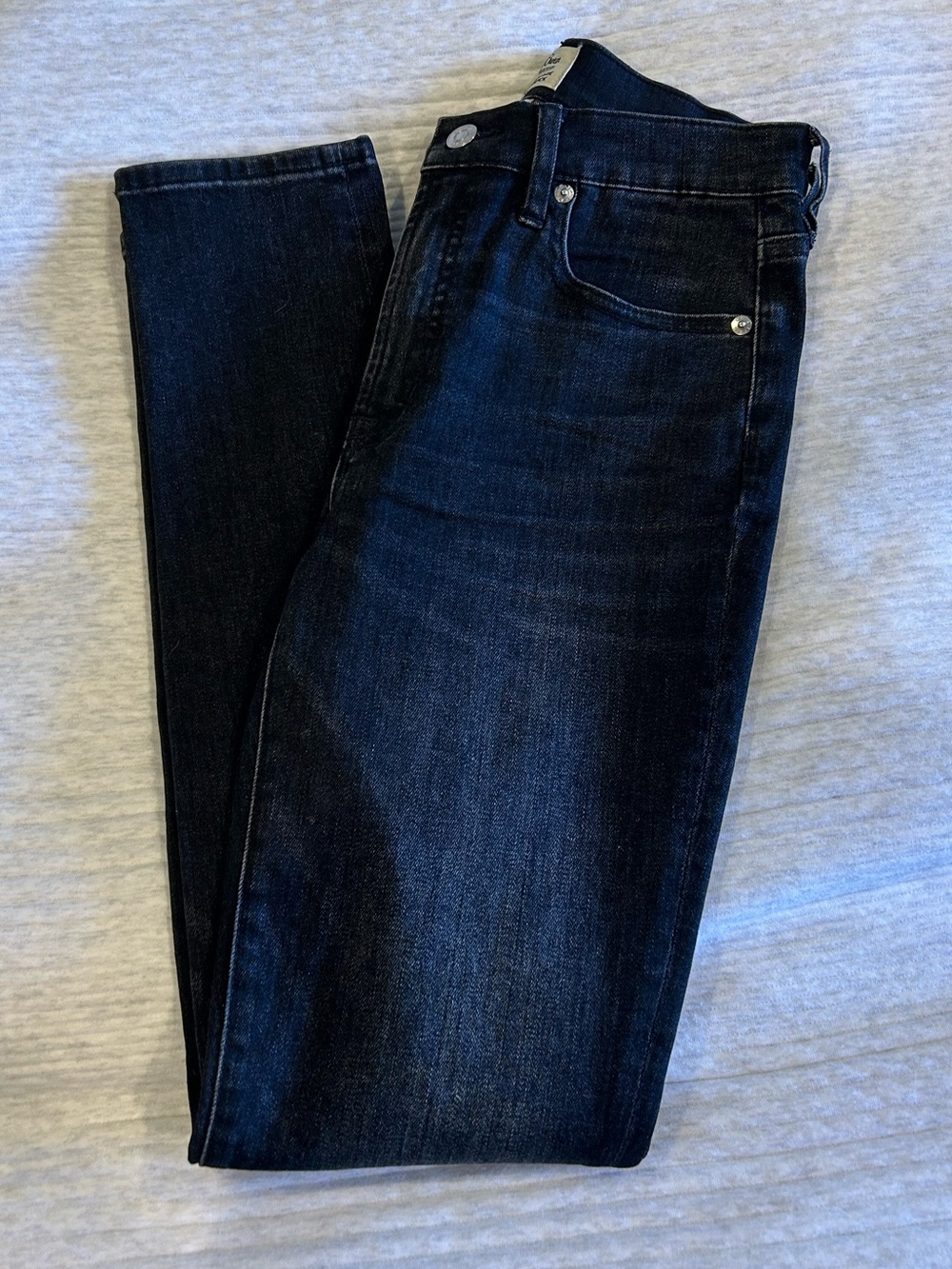 J. Crew Black 9” High-Rise Toothpick Jeans